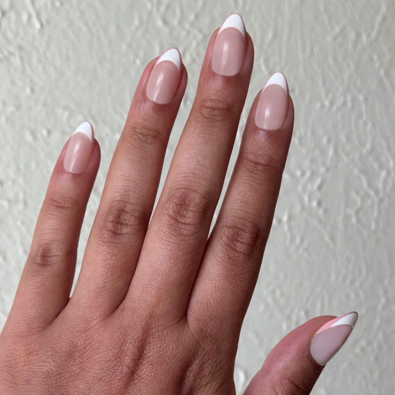 picture of Study Hall Open French - Press-On | Medium | Almond