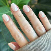 picture of Sugar Glaze - Tab Press-On | Extra Short | Round