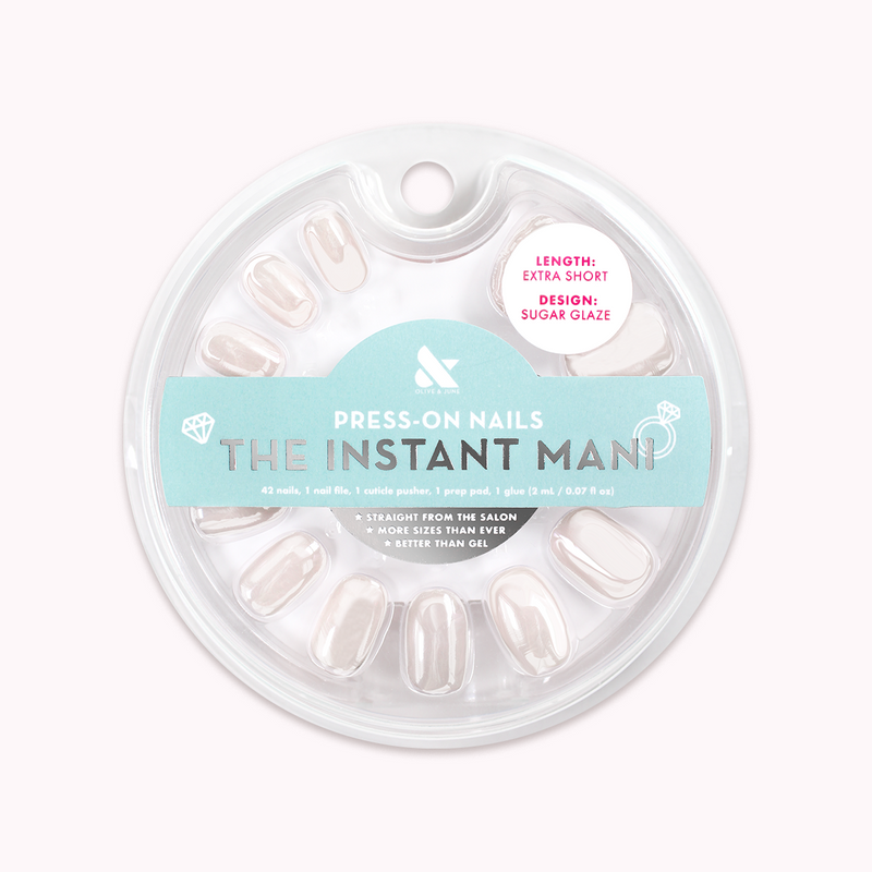 Sugar Glaze - Press-On | Extra Short | Round 