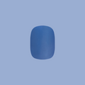 Summer Blue - Press-On | Extra Extra Short | Squoval on customer hand