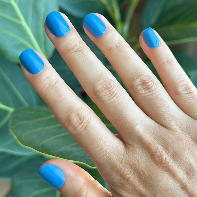 picture of Summer Blue - Press-On | Extra Extra Short | Squoval