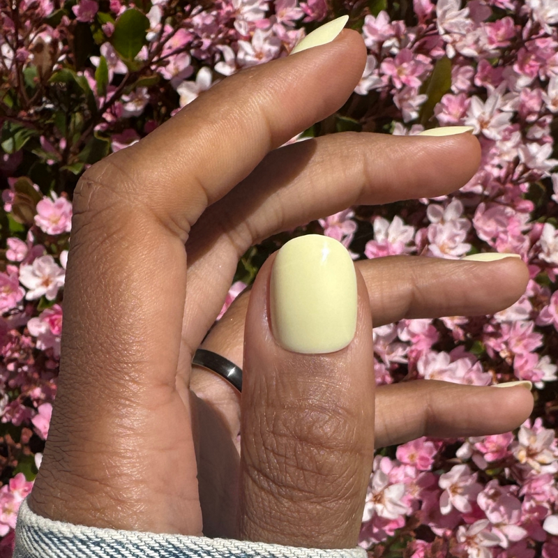 picture of Sunny | Extra Short | Round - Tab Press-On