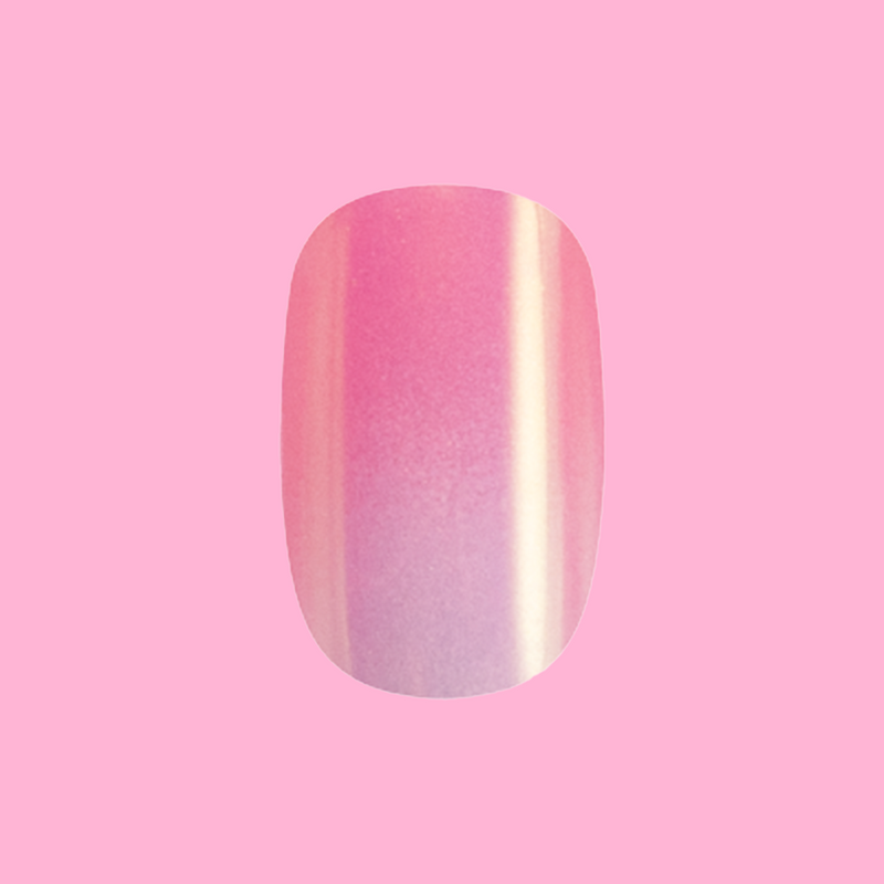 Sunrise Chrome - Press-On | Short | Squoval second image