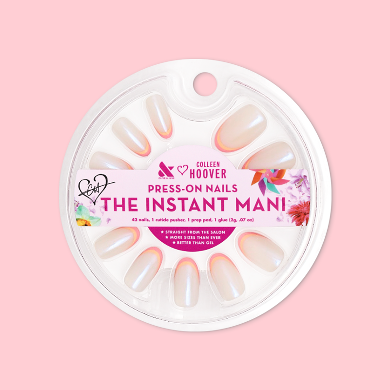 Sunset Double French - Press-On | Medium | Oval 