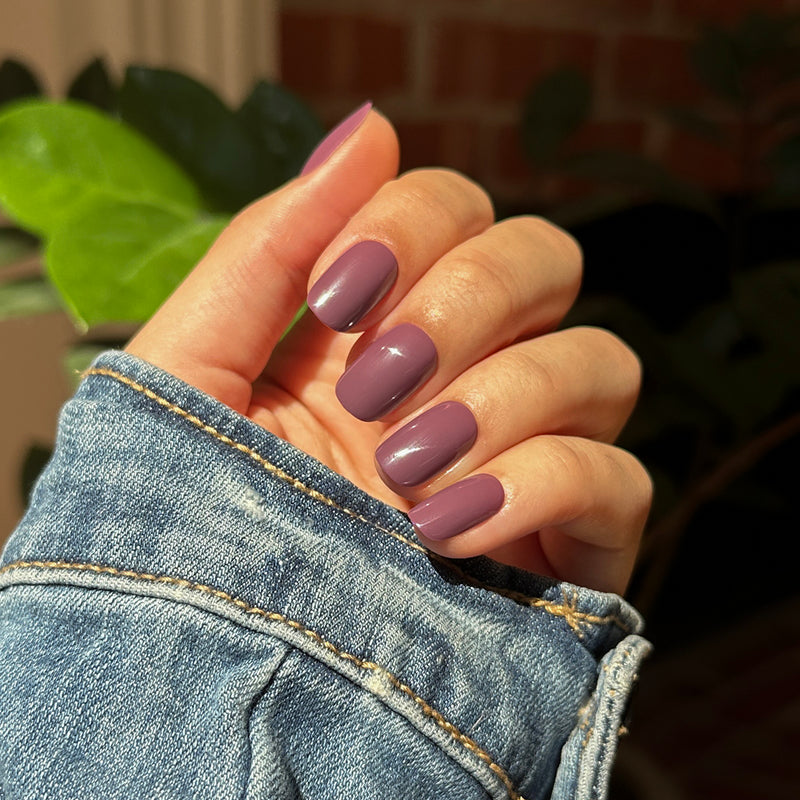 picture of Cardigan | Short | Squoval - Tab Press-On