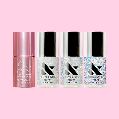 Speedy + Sparkly Top Coats Set