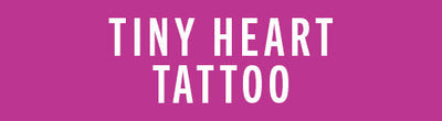 Tiny Heart Tattoo - Press-On | Short | Squoval