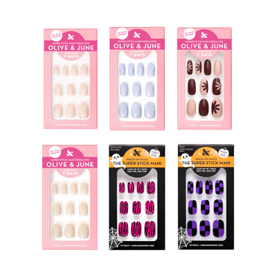 Designs + Frenches Super Stick Bundle Designs + Frenches Super Stick Bundle  Tab Press-On