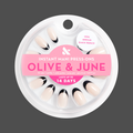 Black French - Press-On | Medium | Oval thumbnail