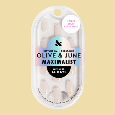 Citrus Studs - Press-On | Short | Round Citrus Studs - Press-On | Short | Round  Press-On