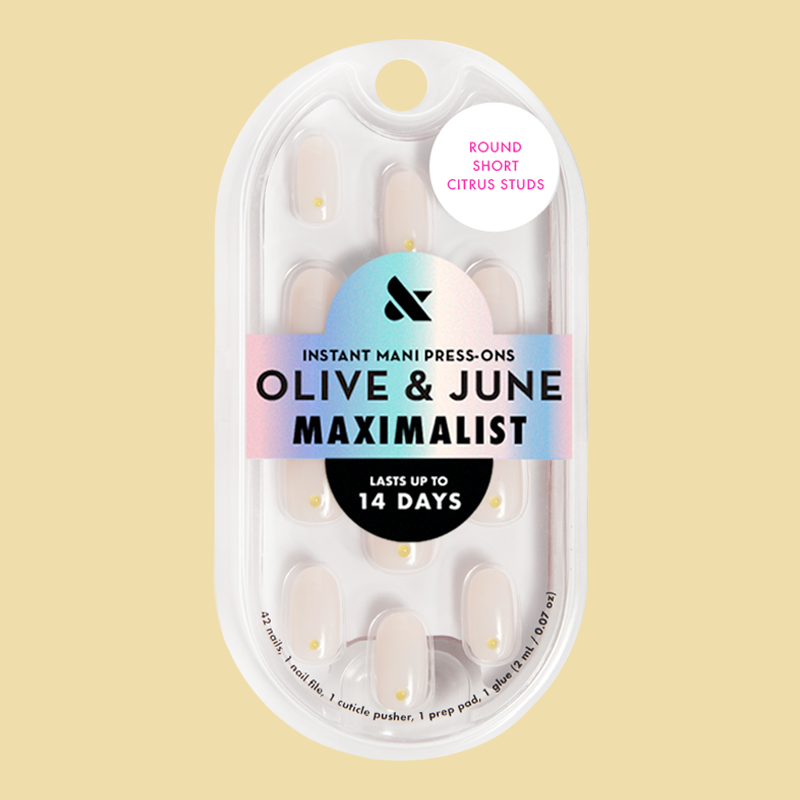 Citrus Studs - Press-On | Short | Round 