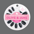 Glossy Tip Black French - Press-On | Medium | Oval