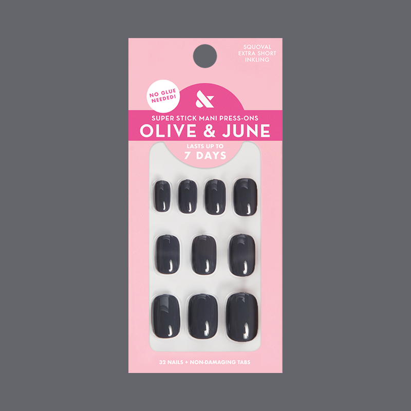 Inkling - Tab Press-On | Extra Short | Squoval 