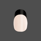 Black French - Press-On | Medium | Oval