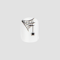 Halloween Spiderwebs - Press-On | Extra Short | Squoval