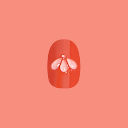 Puffy Pink Petals - Press-On | Extra Short | Round