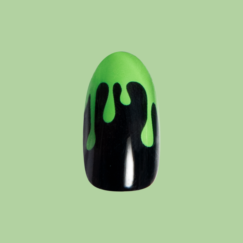 Spooky Slime - Press-On | Medium | Oval
