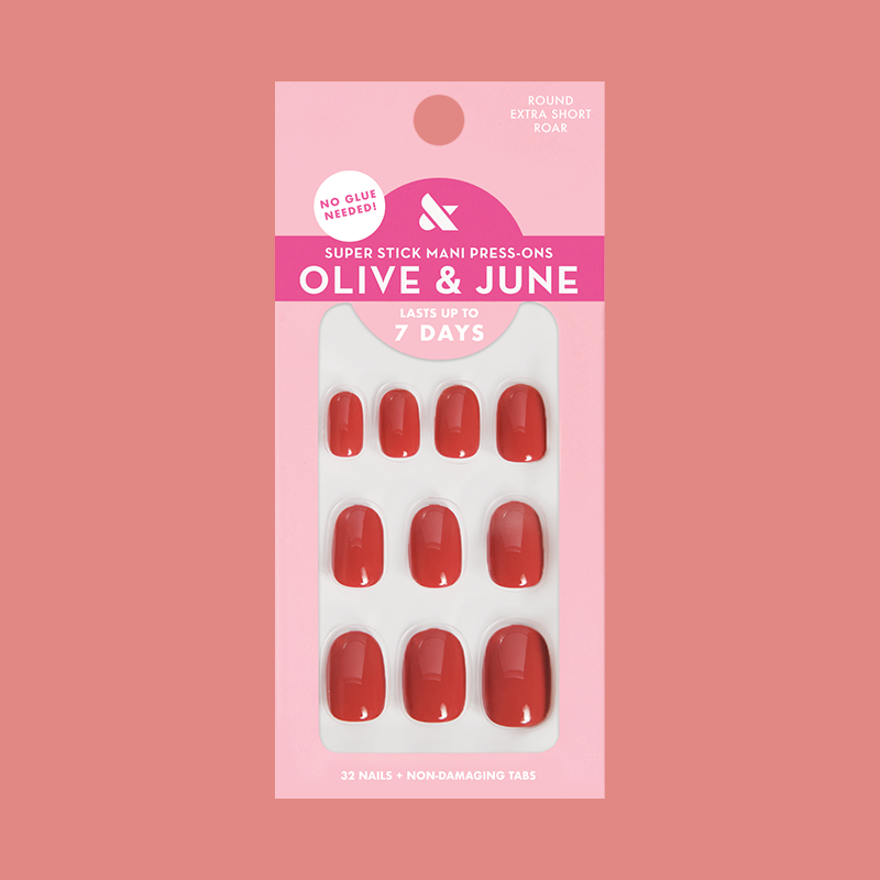 Roar - Tab Press-On | Extra Short | Round 