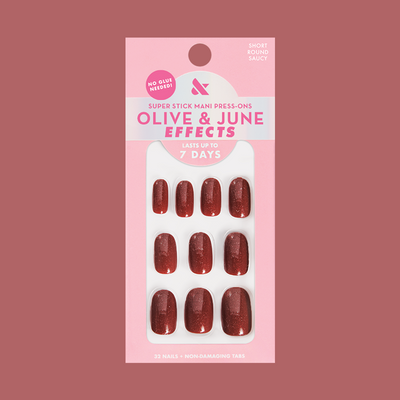 Saucy - Tab Press-On | Short | Round Saucy - Tab Press-On | Short | Round  Tab Press-On