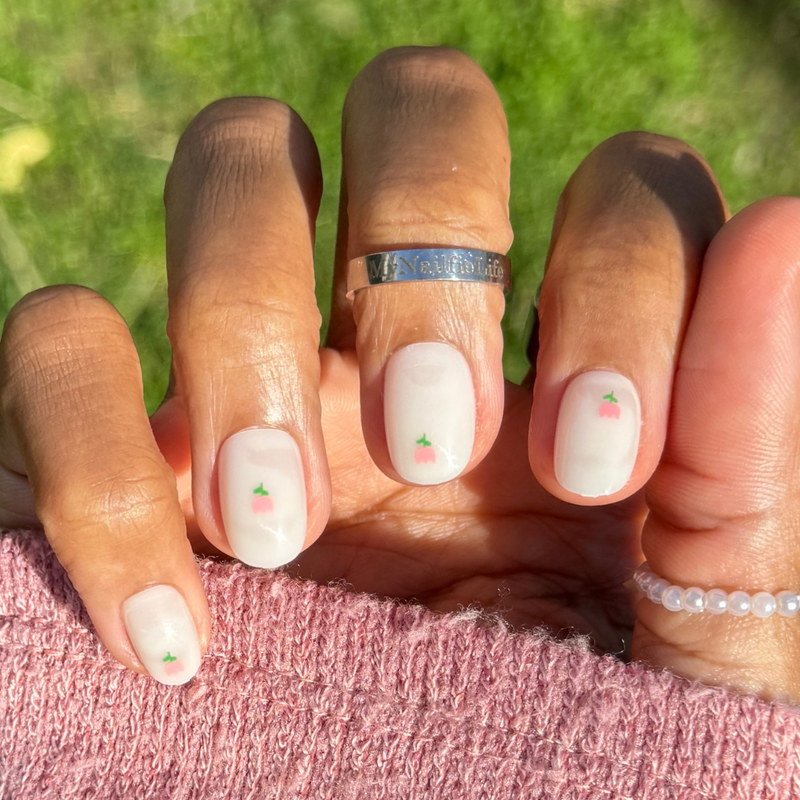 picture of Touch of Tulips - Press-On | Extra Short | Round