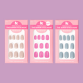 The Trendy Mom Press-On Set featuring three color sets of short tab press-on nails for easy at-home manicures thumbnail