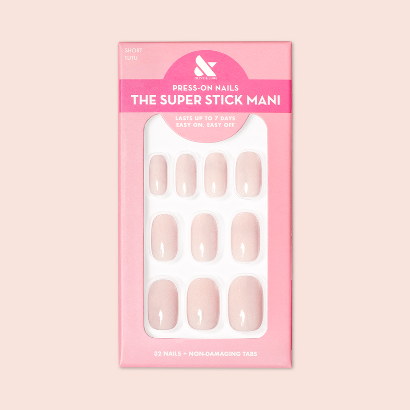 Tutu | Short | Squoval - Tab Press-On 