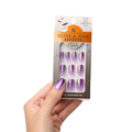 Twilight Ombre Chrome - Tab Press-On | Short | Squoval thumbnail