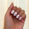 Unicorn Chrome Shimmer | Extra Short | Round - Tab Press-On thumbnail