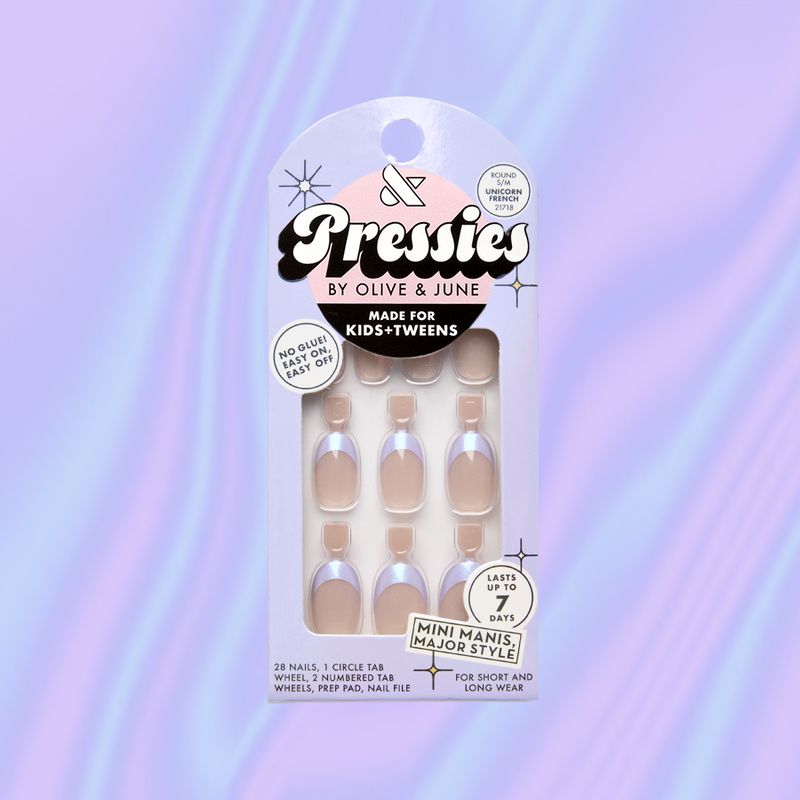 Unicorn French - Pressies | Short Medium | Round