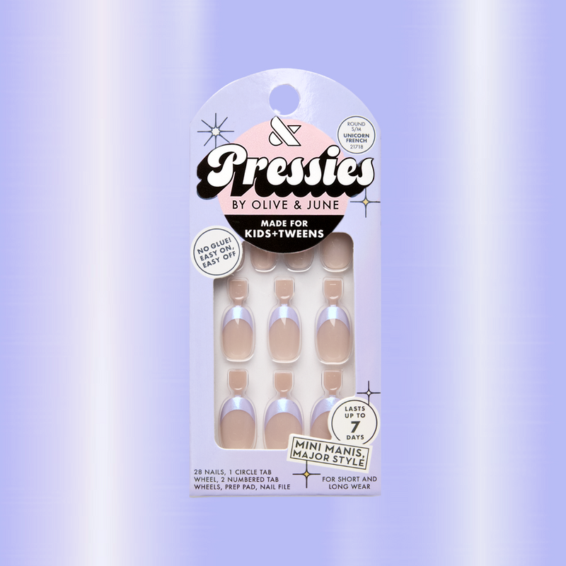 Unicorn French - Pressies | Short Medium | Round