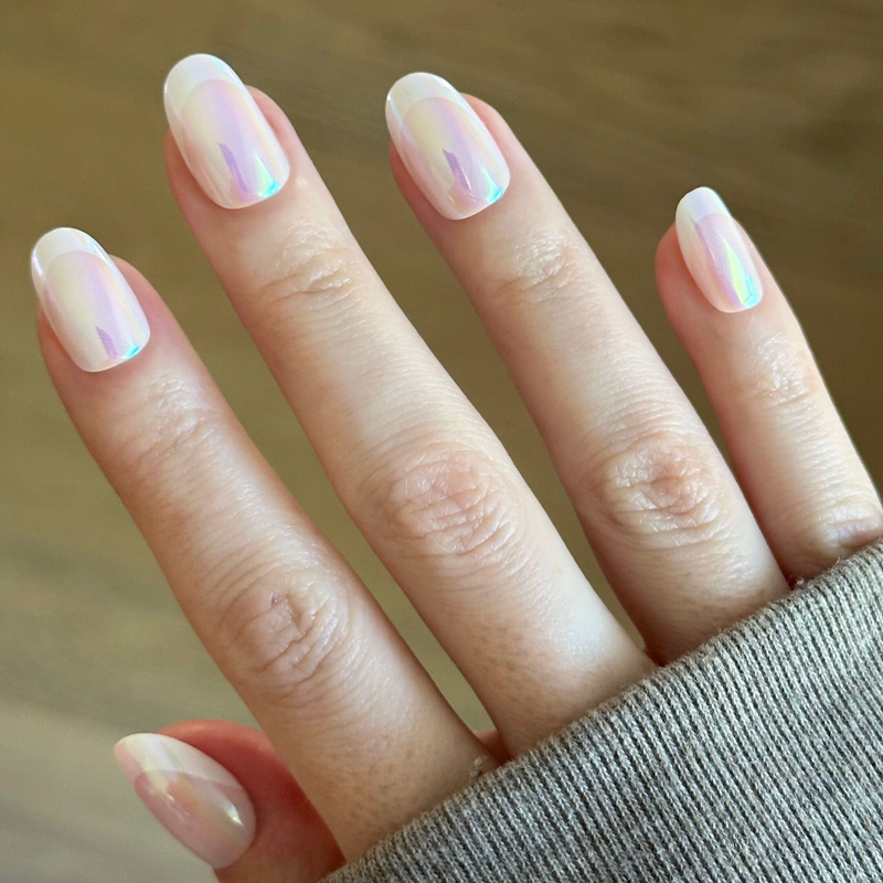 picture of Unicorn French Maxi - Press-On | Short | Round