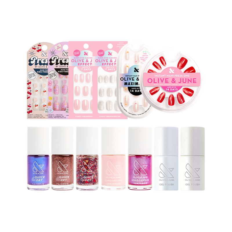Valentine’s Day Set (Polish + Instant mani + Super Stick + Pressies) 