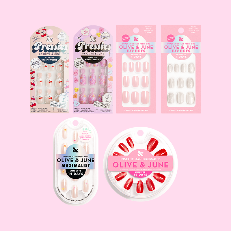 Valentine’s Day Press-on Set (Instant Mani + Super Stick + Pressies)