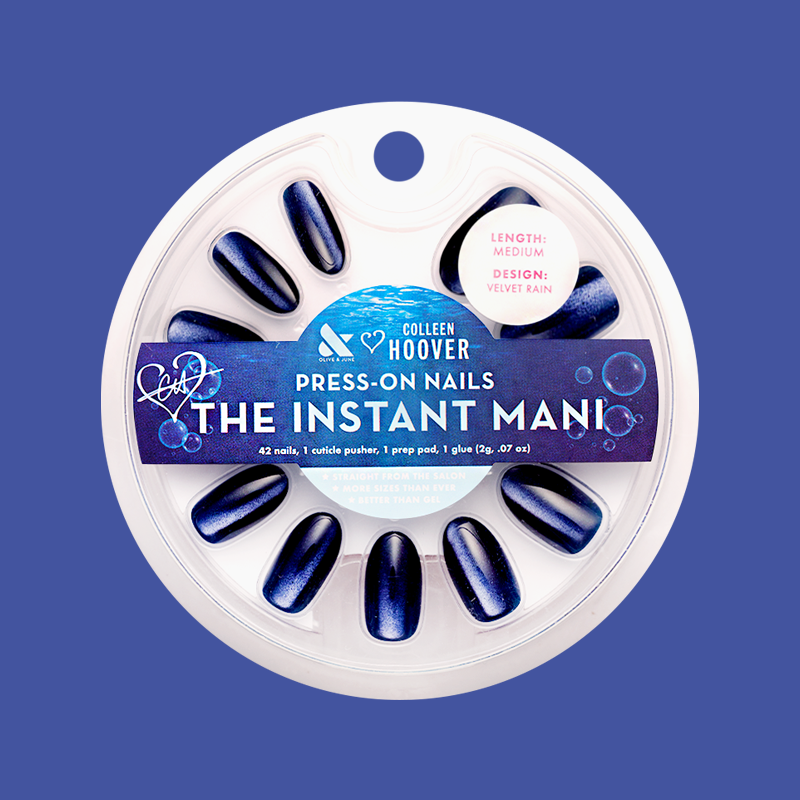 Velvet Rain - Press-On | Medium | Oval 