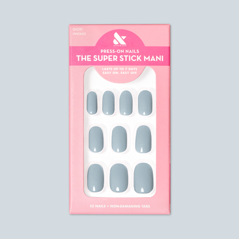 Vintage | Short | Round - Tab Press-On 