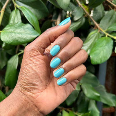 Yes Please Gel display on hand