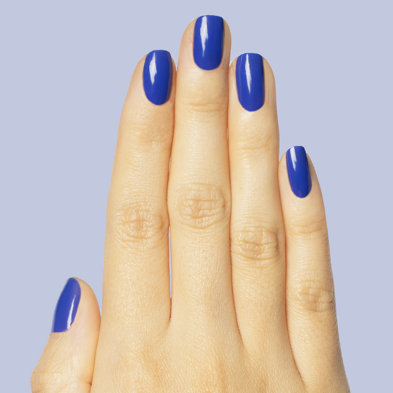 Your Mani Looks So Good in Those Jeans a Opaque Blues polish Your Mani Looks So Good in Those Jeans