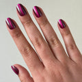 Actually Dramatic Velvet - Tab Press Ons | Short | Round thumbnail