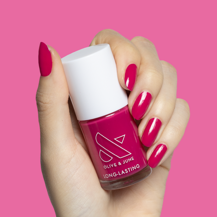 Biggest Bow polish hot pink 