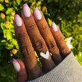 Candy Sparkle Pink French - Press-On | Medium | Oval thumbnail