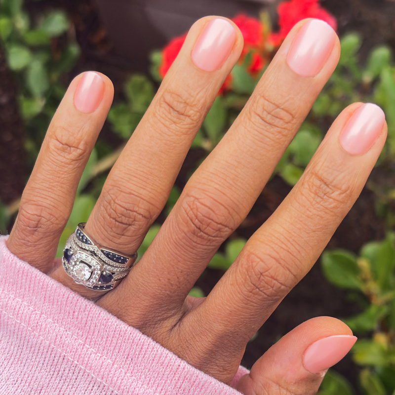 Candy Floss | Extra Short | Round - Tab Press-On - Tab Press-On