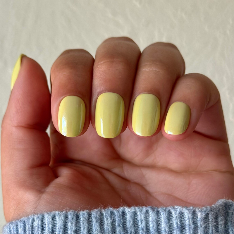 picture of Citrus Chrome - Press-On | Extra Short | Round