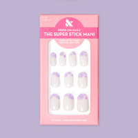 Floral Tip | Short | Round - Tab Press-On 