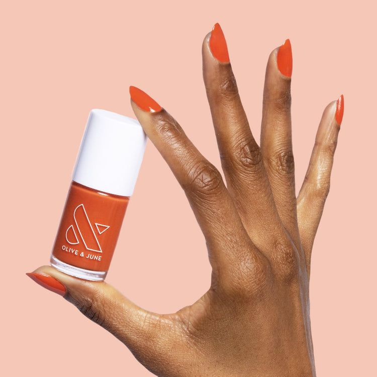 Flowerpot polish burnt orange terracotta