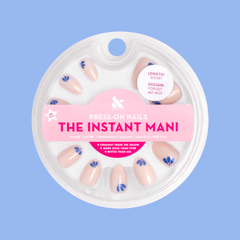 Forget Me Not - Press-On | Short | Almond 