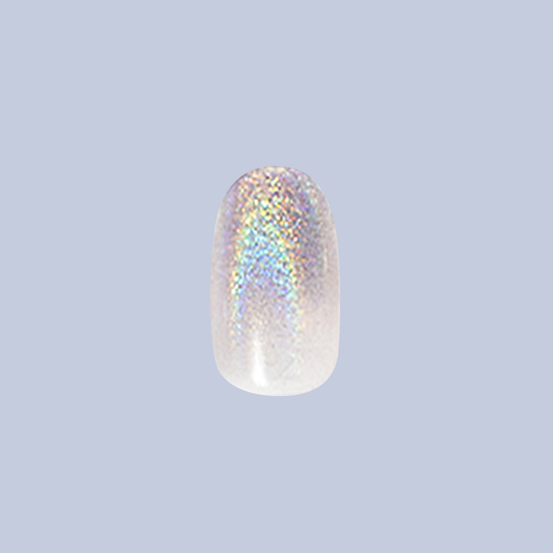 Holographic Gradient - Press-On | Short | Round second image