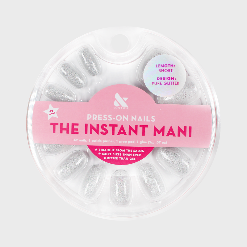 Pure Glitter - Press-On | Short | Round 