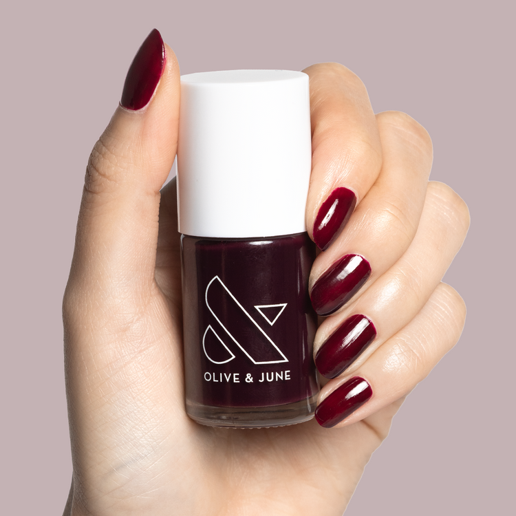 Luxe Loafer polish crimson jelly sheer