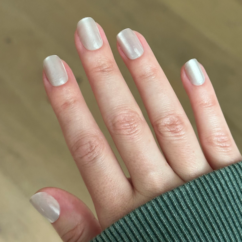 picture of Marshmallow Velvet - Press-On | Extra Short | Squoval