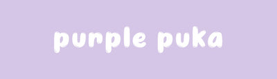 Purple Puka - Press-On | Medium | Oval